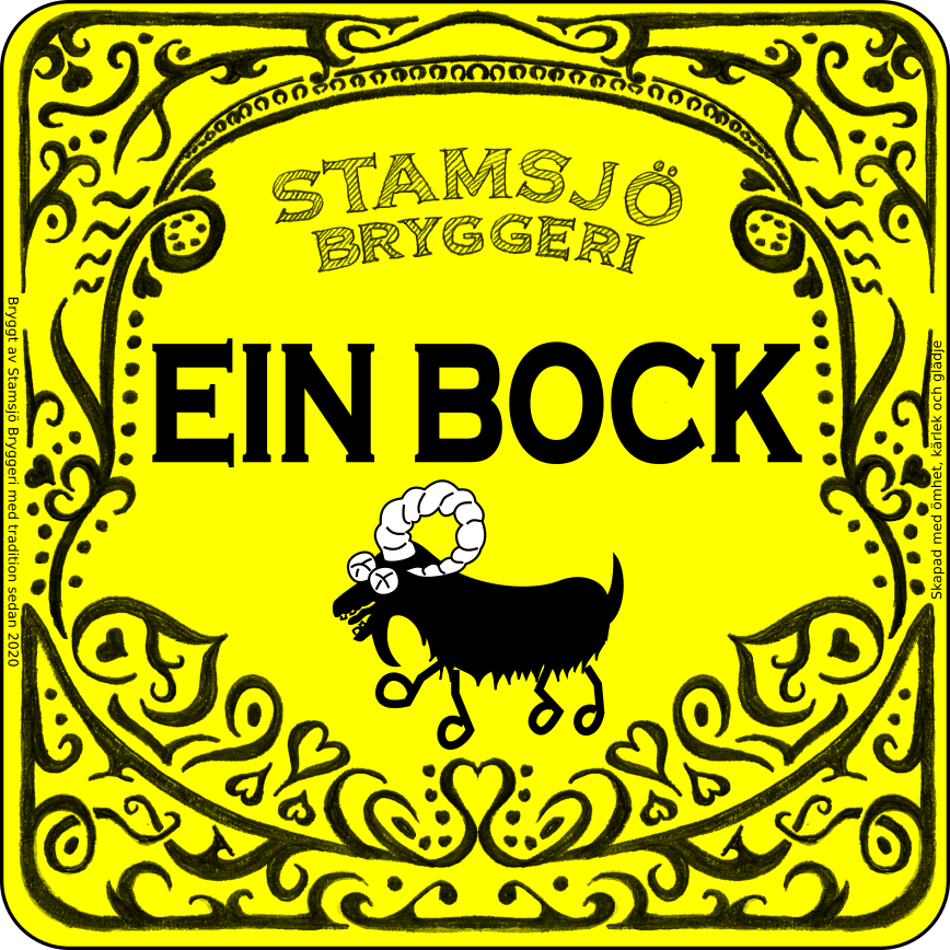 Etikett Ein Bock